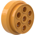 LEGO Medium Orange Wheel Rim Ø30 x 12.7 Stepped (2695)
