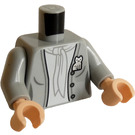 LEGO Medium Stone Gray Angela Martin Minifig Torso (973 / 76382)