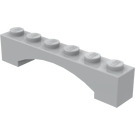 LEGO Medium steengrijs Boog 1 x 6 Verhoogde boog (92950)