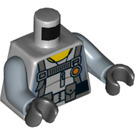 LEGO Medium Steengrijs Army Gunner Haai Minifig Torso (973 / 76382)