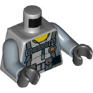 LEGO Medium steingrå Army Gunner Hai Minifigur Overkropp (973 / 76382)