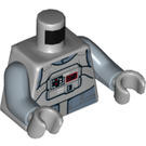 LEGO Mittleres Steingrau AT-AT Driver Minifig Torso (76382)