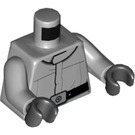 LEGO Medium Stone Gray AT-ST Driver Minifig Torso (973 / 76382)
