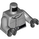 LEGO Medium Stone Gray AT-ST Driver with Goggles and Plain Legs Minifig Torso (973 / 76382)