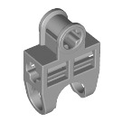 LEGO Medium Stone Gray Ball Connector with Perpendicular Axleholes and Vents and Side Slots (32174)