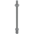 LEGO Medium Stone Gray Bar 7.6 with Stop with Rounded End (2714)