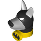 LEGO Medium Stone Gray Batdog Head (39387)