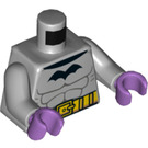LEGO Medium Stone Gray Batman, 1939 Minifig Torso (973 / 76382)