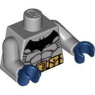 LEGO Keskitumma kivenharmaa Batman jossa Harmaa Puku Vartalo (973 / 76382)