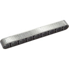 LEGO Medium Stone Gray Beam 9 with Tread Plate Sticker (40490)