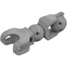 LEGO Medium Stone Gray Beam with Ball Socket and Two Joints (90617)