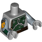 LEGO Mittleres Steingrau Boba Fett mit Jetpack und Printed Arme Minifigur Torso (973 / 88585)