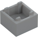 LEGO Grigio pietra medio Scatola 2 x 2 (2821 / 59121)