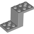 LEGO Medium Stone Gray Bracket 2 x 5 x 2.3 and Inside Stud Holder (28964 / 76766)