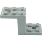 LEGO Gris pierre moyen Support 2 x 5 x 2.3 sans encoche pour tenon à l'intérieur (6087)
