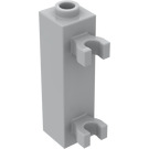 LEGO Medium steengrijs Steen 1 x 1 x 3 met Verticaal Clips (Holle nop) (42944 / 60583)