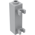 LEGO Medium Stone Gray Brick 1 x 1 x 3 with Vertical Clips (Hollow Stud) (42944 / 60583)