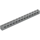 LEGO Medium Stone Gray Brick 1 x 14 with Holes (32018)