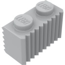 LEGO Gris pierre moyen Brique 1 x 2 avec Grille (2877)