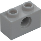 LEGO Medium Stone Gray Brick 1 x 2 with Hole (3700)