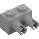 LEGO Medium stengrå Klods 1 x 2 med Pins (30526 / 53540)