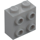 LEGO Medium Stone Gray Brick 1 x 2 x 1.6 with Studs on One Side (22885)