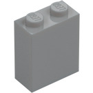 LEGO Medium Stone Gray Brick 1 x 2 x 2 with Inside Axle Holder (3245)