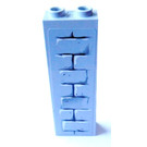 LEGO Gris pierre moyen Brique 1 x 2 x 5 avec Brique Modèle Autocollant avec une encoche pour tenon (2454)