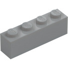 LEGO Střední kamenná šedá Kostka 1 x 4 (3010 / 6146)