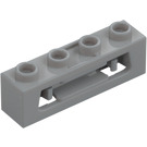 LEGO Medium Stone Gray Brick 1 X 4 Disk Shooter Projectile Launcher (16968 / 63783)