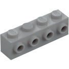 LEGO Medium Stone Gray Brick 1 x 4 with 4 Studs on One Side (30414)