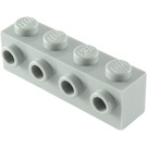 LEGO Gris pierre moyen Brique 1 x 4 avec 4 Goujons sur Une Côté (30414)
