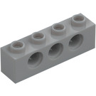 LEGO Medium Stone Gray Brick 1 x 4 with Holes (3701)