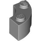 LEGO Medium Stone Gray Brick 2 x 2 Round Corner with Stud Notch and Hollow Underside (3063 / 45417)