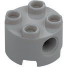 LEGO Medium steengrijs Steen 2 x 2 Rond met Gaten (17485 / 79566)