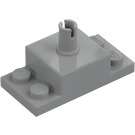 LEGO Medium steengrijs Steen 2 x 2 met Verticaal Pin en 1 x 2 Kant Plates (30592 / 42194)