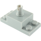 LEGO Medium Steengrijs Steen 2 x 2 met Verticaal Pin en 1 x 2 Kant Plates (30592 / 42194)