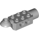 LEGO Medium steengrijs Steen 2 x 3 met Horizontaal Scharnier en Stopcontact (47454)