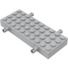 LEGO Gris pierre moyen Brique 4 x 10 avec Roue Holders (30076 / 66118)