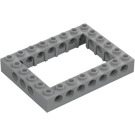 LEGO Grigio pietra medio Mattoncino 6 x 8 con Open Centro 4 x 6 (1680 / 32532)