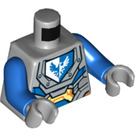 LEGO Medium Steengrijs Clay Minifig Torso (973 / 76382)