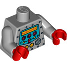 LEGO Medium Stone Gray Clockwork Robot Torso (973 / 88585)