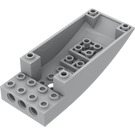 LEGO Medium Stone Gray Cockpit Bottom 4 x 10 x 2 (47846)