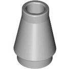 LEGO Medium stengrå Cone 1 x 1 uden top rille (4589 / 6188)