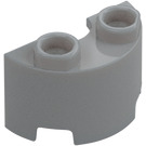 LEGO Medium Stone Gray Cylinder 1 x 2 Half (68013)