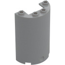 LEGO Medium Stone Gray Cylinder 2 x 4 x 5 Half (35313 / 85941)