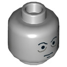 LEGO Medium Stone Gray Darth Vader 20th Anniversary Minifigure Head (Recessed Solid Stud) (3626 / 50362)