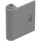 LEGO Medium Stone Gray Door 1 x 3 x 3 Left with Hollow Hinge (60658)