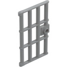 LEGO Gris piedra medio Puerta 1 x 4 x 6 con Bars (60621)