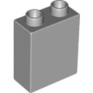 LEGO Duplo Medium Stone Gray Brick 1 x 2 x 2 (4066 / 76371)